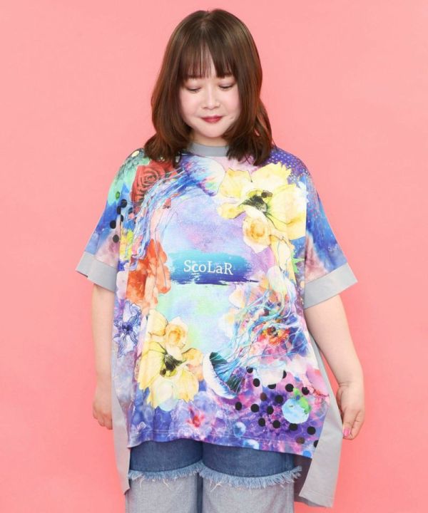 渲染花朵上衣 