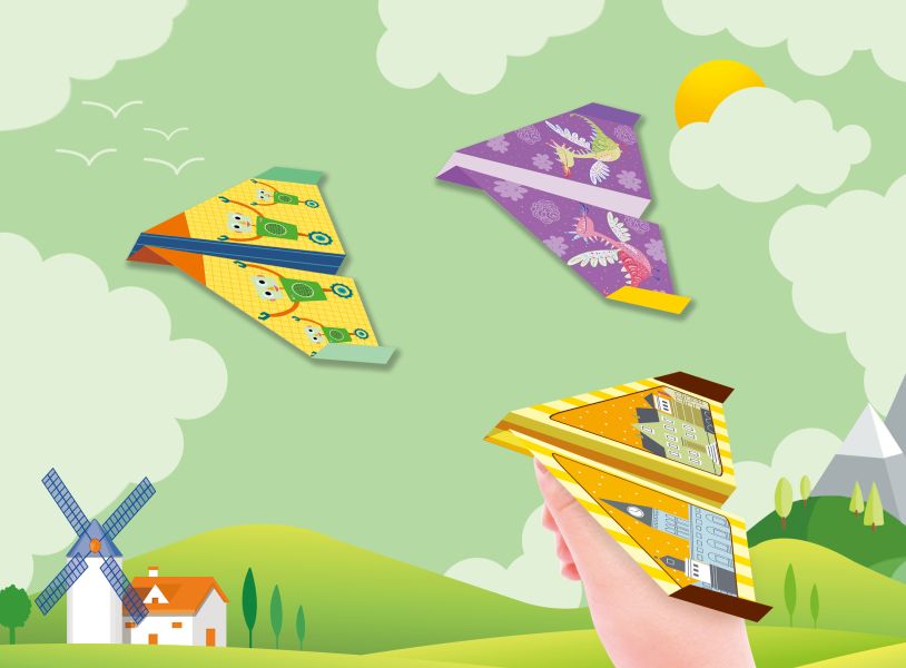 好玩的手作遊戲書：神奇紙飛機-進階版 