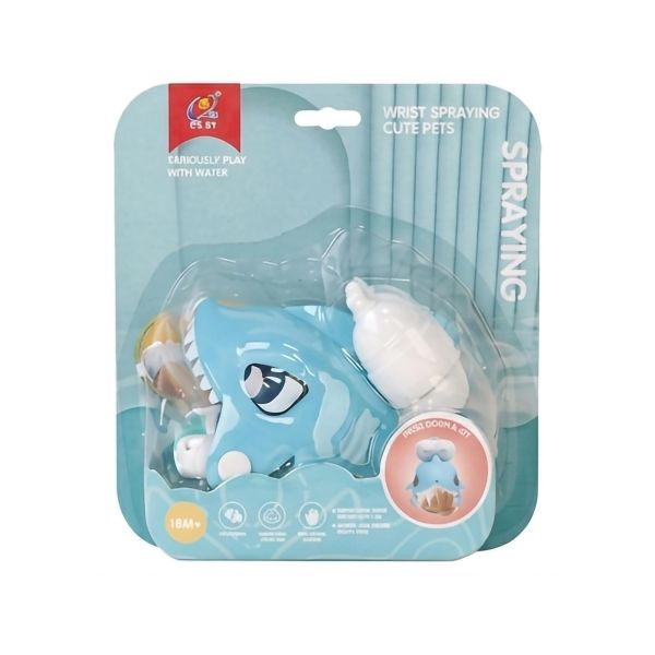 趣味玩水：鯊魚噴水 