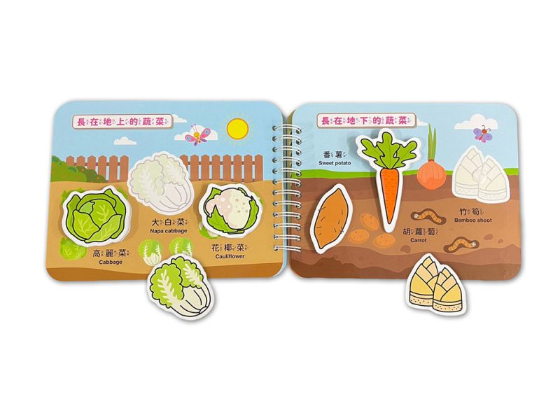 好好玩學習黏貼書：蔬菜水果來了黏貼書 