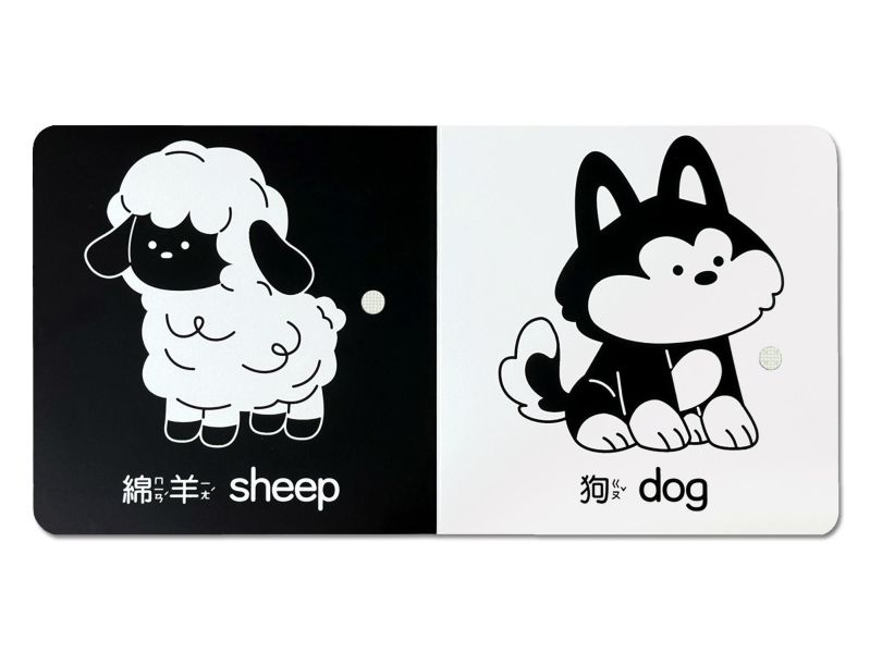寶貝早教視覺有聲書：黑白 