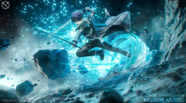 【預購】X-Studio 黑衣劍士 桐人 刀劍神域 心蹤,shinzou,GK,雕像,公仔,玩具,模型,一番賞,GK模型,GK雕像
