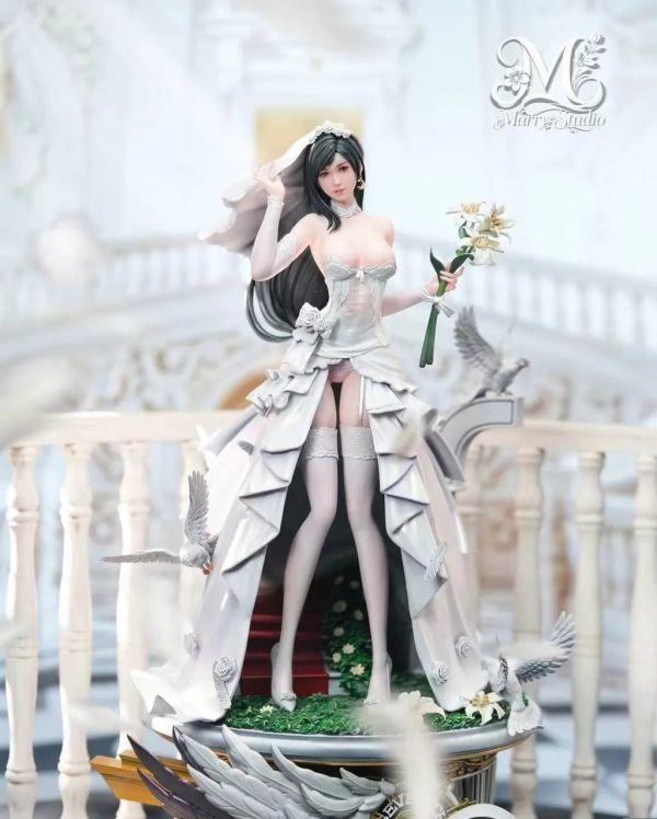 【預購】花嫁社 蒂法花嫁ver. 最終幻想 心蹤,shinzou,GK,雕像,公仔,玩具,模型,一番賞,GK模型,GK雕像