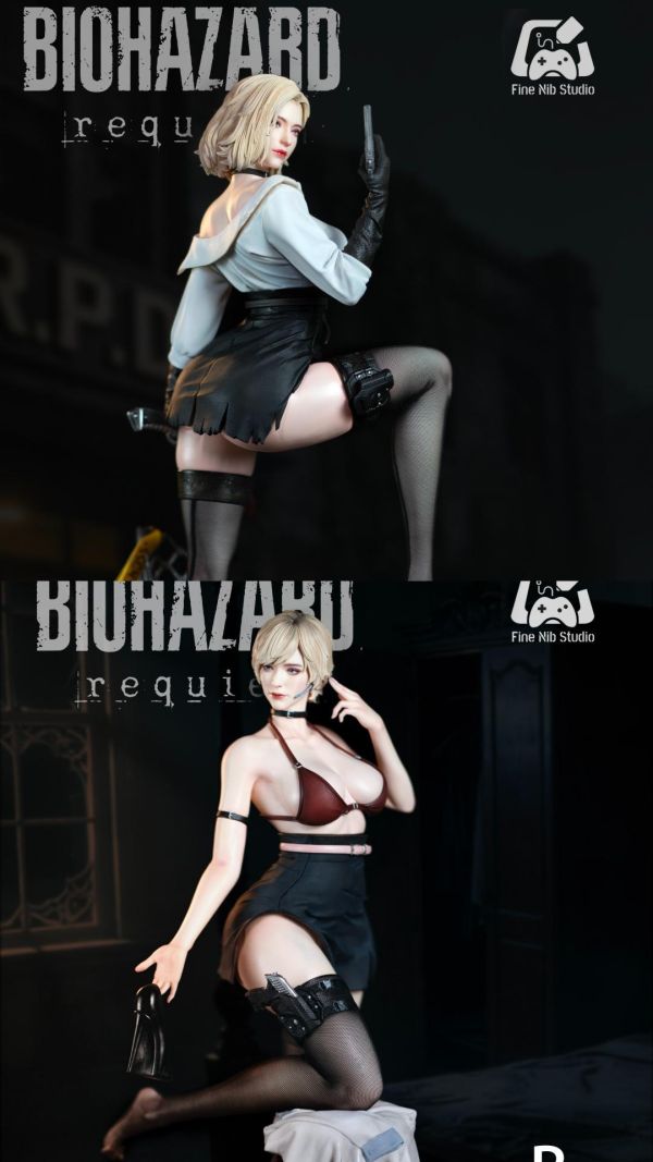 【預購】筆尖兒 Fine Nib 生化危機9 安魂曲 葛蕾斯 雪莉 惡靈古堡 心蹤,shinzou,GK,雕像,公仔,玩具,模型,一番賞,GK模型,GK雕像