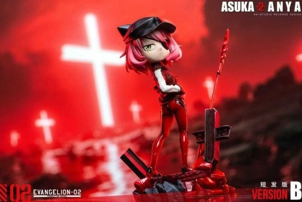 【預購】RX 明日香安妮亞 間諜家家酒 EVA新世紀福音戰士 心蹤,shinzou,GK,雕像,公仔,玩具,模型,一番賞,GK模型,GK雕像