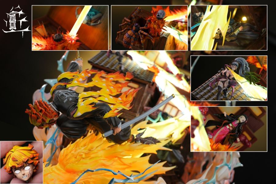 【預購】薪樓 雷—成長 我妻善逸 鬼滅之刃 心蹤,shinzou,GK,雕像,公仔,玩具,模型,一番賞,GK模型,GK雕像