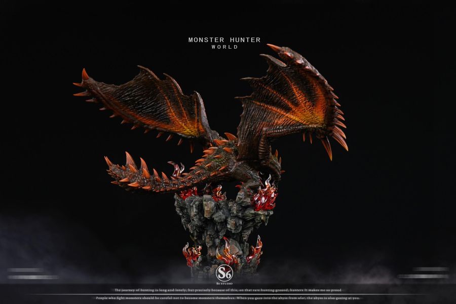 【預購】S6 茶棘龍 魔物獵人 心蹤,shinzou,GK,雕像,公仔,玩具,模型,一番賞,GK模型,GK雕像