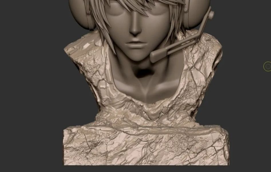 【預購】Anm 1/3胸像 L 死亡筆記本 心蹤,shinzou,GK,雕像,公仔,玩具,模型,一番賞,GK模型,GK雕像