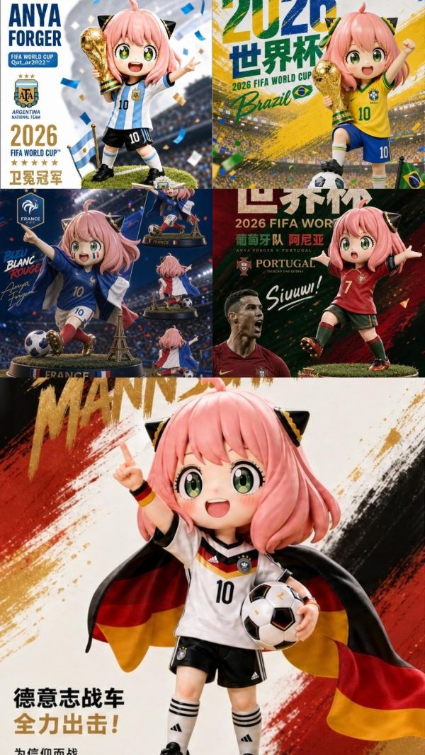 【預購】虛殛工坊 球服 安妮亞 間諜家家酒 世界盃 心蹤,shinzou,GK,雕像,公仔,玩具,模型,一番賞,GK模型,GK雕像