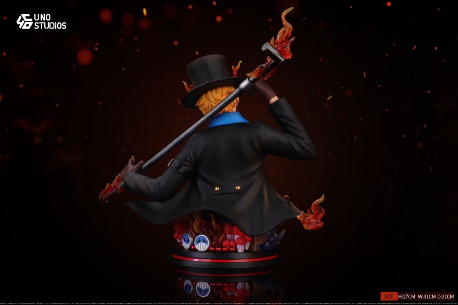 【預購】UNO 1/4薩波胸像 海賊王 心蹤,shinzou,GK,雕像,公仔,玩具,模型,一番賞,GK模型,GK雕像