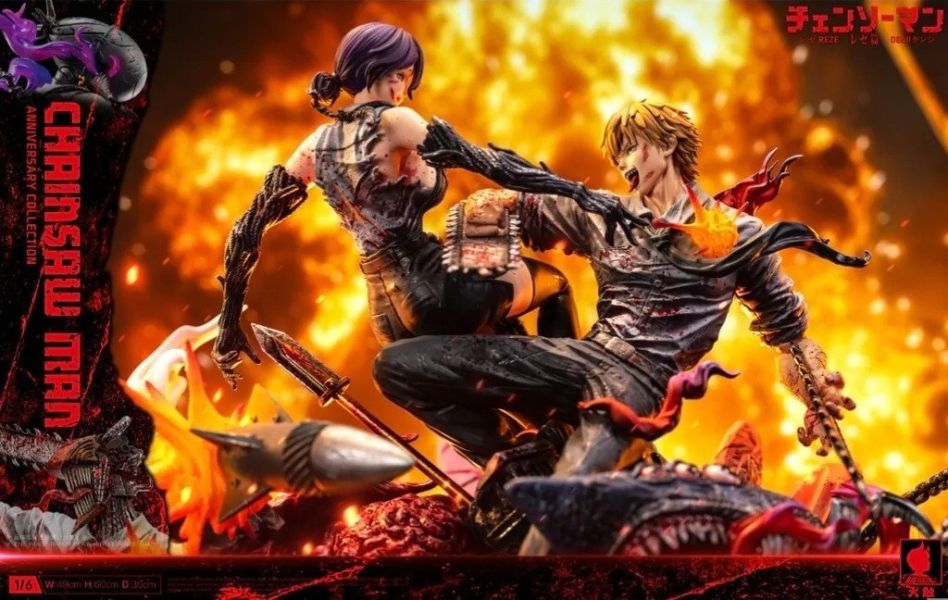 【預購】Big Feeler 大觸 電次大戰蕾塞 週年款 鏈鋸人 心蹤,shinzou,GK,雕像,公仔,玩具,模型,一番賞,GK模型,GK雕像