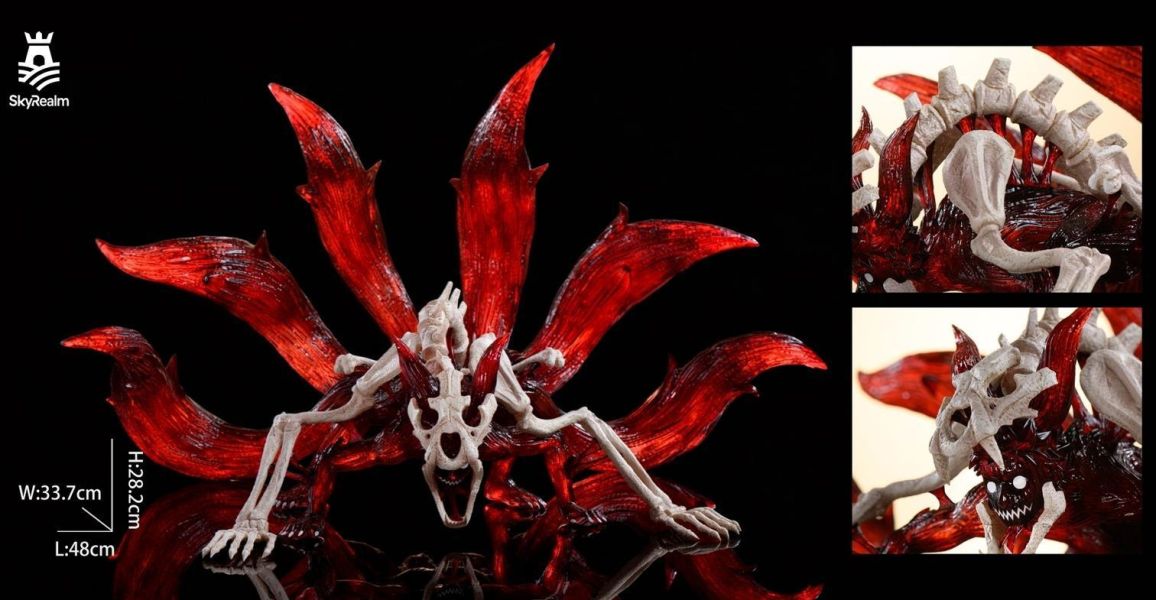 【預購】天境 SkyRealm 九尾妖狐 火影忍者 透明版 心蹤,shinzou,GK,雕像,公仔,玩具,模型,一番賞,GK模型,GK雕像