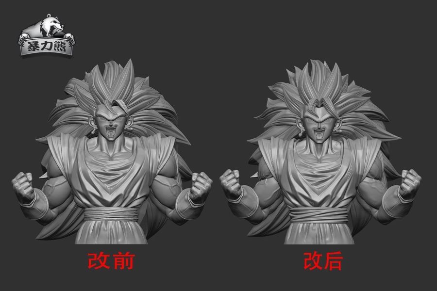 【預購】暴力熊 超三 貝吉特 七龍珠 心蹤,shinzou,GK,雕像,公仔,玩具,模型,一番賞,GK模型,GK雕像