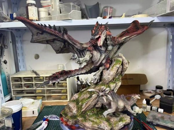 【預購】龍之邊境 Dragon Frontier 雄火龍 魔物獵人 心蹤,shinzou,GK,雕像,公仔,玩具,模型,一番賞,GK模型,GK雕像