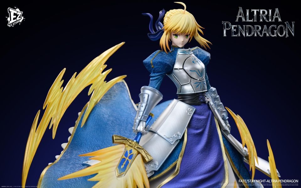 【預購】EZ 亞瑟王 白呆Saber Fate 心蹤,shinzou,GK,雕像,公仔,玩具,模型,一番賞,GK模型,GK雕像