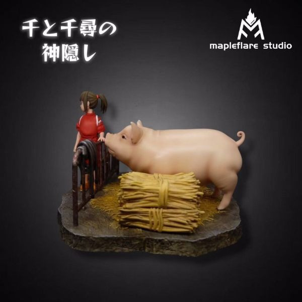 【預購】楓焰 千尋與父母 神隱少女 宮崎駿 心蹤,shinzou,GK,雕像,公仔,玩具,模型,一番賞,GK模型,GK雕像