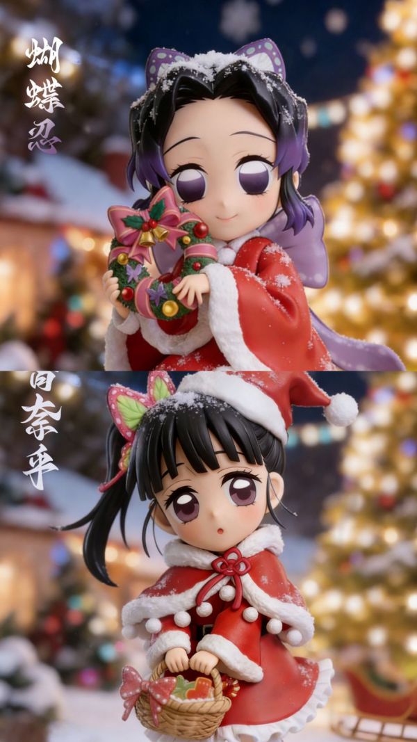 【預購】絨絨 PomPon 蝴蝶屋聖誕組 鬼滅之刃 心蹤,shinzou,GK,雕像,公仔,玩具,模型,一番賞,GK模型,GK雕像