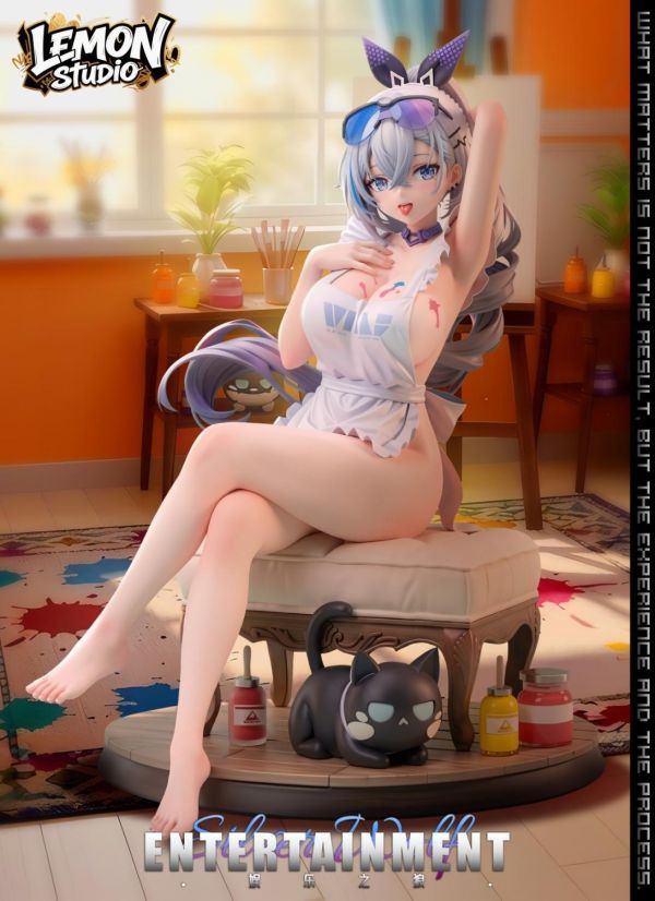【預購】Lemon 塗鴉少女小狼 銀狼 崩壞:星穹鐵道 心蹤,shinzou,GK,雕像,公仔,玩具,模型,一番賞,GK模型,GK雕像