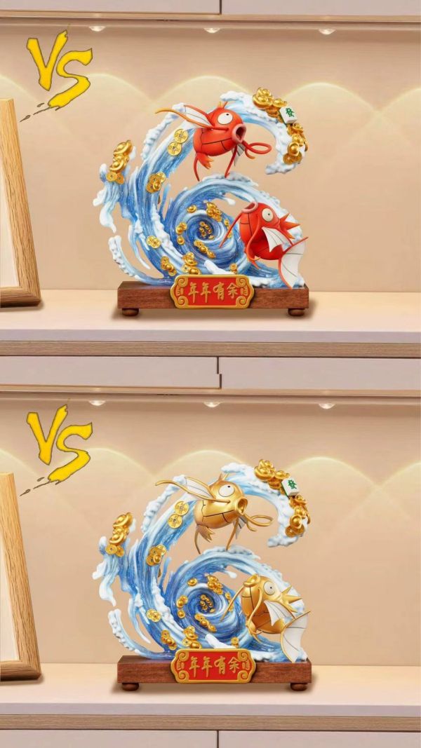 【預購】VS模玩 招財雙魚戲水 寶可夢 繁體 心蹤,shinzou,GK,雕像,公仔,玩具,模型,一番賞,GK模型,GK雕像