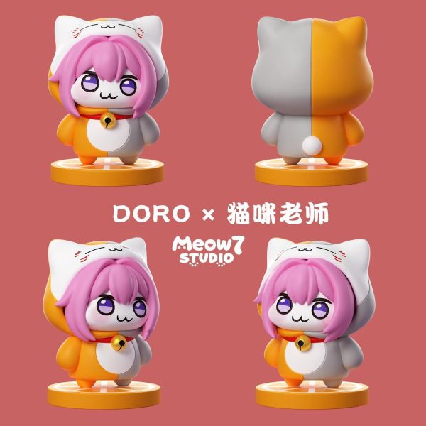 【預購】喵奇妙妙屋 MEOW7 Doro 貓咪老師 睡衣版 勝利女神:妮姬 心蹤,shinzou,GK,雕像,公仔,玩具,模型,一番賞,GK模型,GK雕像