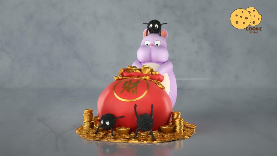 【預購】Cookie 招財坊寶寶 神隱少女 宮崎駿 心蹤,shinzou,GK,雕像,公仔,玩具,模型,一番賞,GK模型,GK雕像