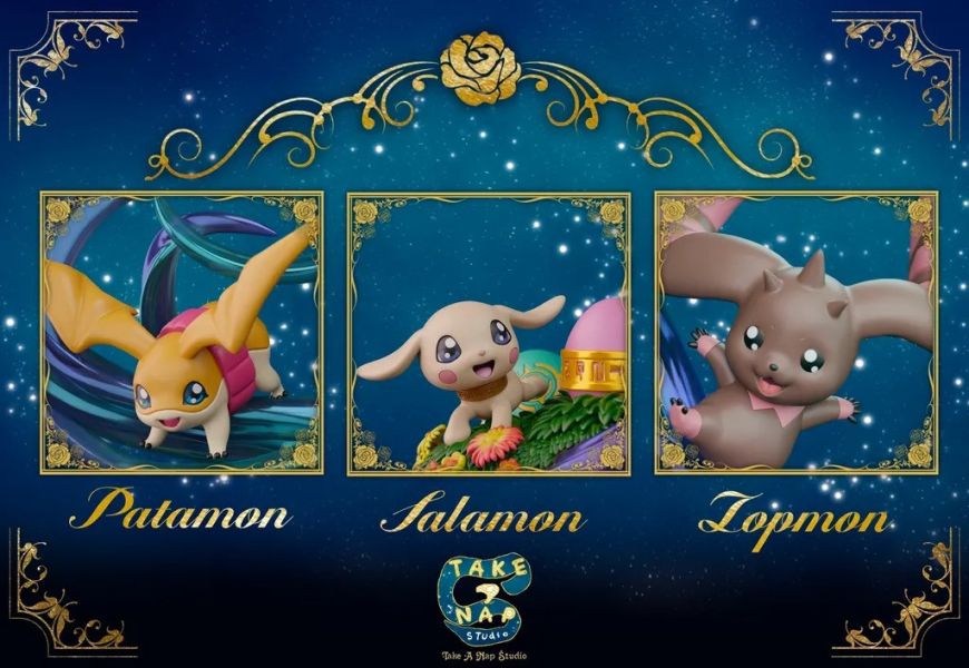 【預購】Take A Nap 三大天使 成長期版 數碼寶貝 心蹤,shinzou,GK,雕像,公仔,玩具,模型,一番賞,GK模型,GK雕像