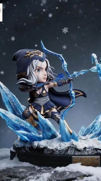 【預購】popo 艾希 英雄聯盟 心蹤,shinzou,GK,雕像,公仔,玩具,模型,一番賞,GK模型,GK雕像
