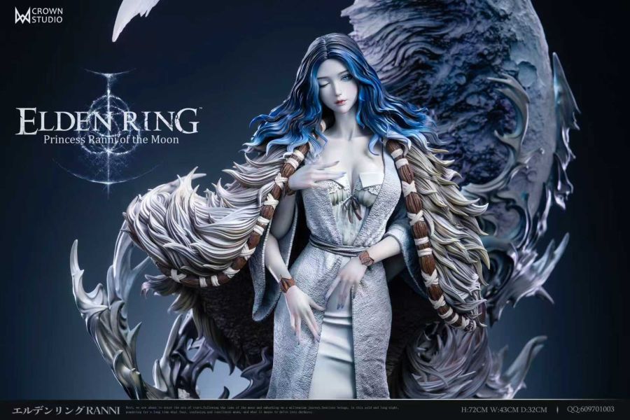 【預購】Crown 皇冠 暗月公主菈妮 艾爾登法環 心蹤,shinzou,GK,雕像,公仔,玩具,模型,一番賞,GK模型,GK雕像