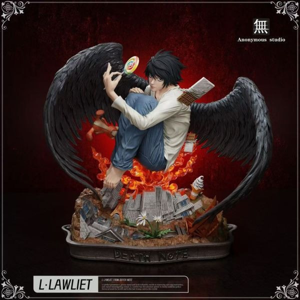 【預購】無名 Anonymous L Lawliet 雙配色 死亡筆記本 心蹤,shinzou,GK,雕像,公仔,玩具,模型,一番賞,GK模型,GK雕像