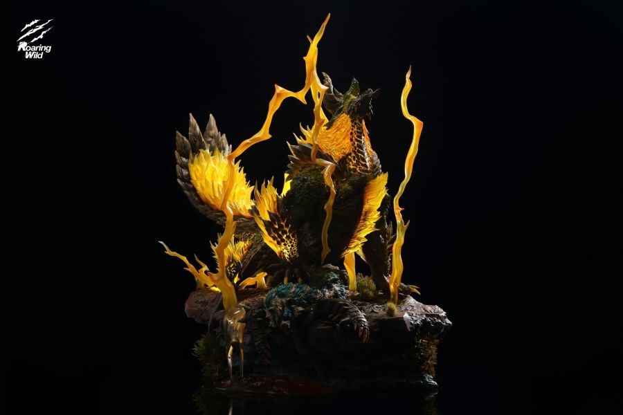 【預購】Roaring Wild 金雷公雷狼龍 魔物獵人 心蹤,shinzou,GK,雕像,公仔,玩具,模型,一番賞,GK模型,GK雕像