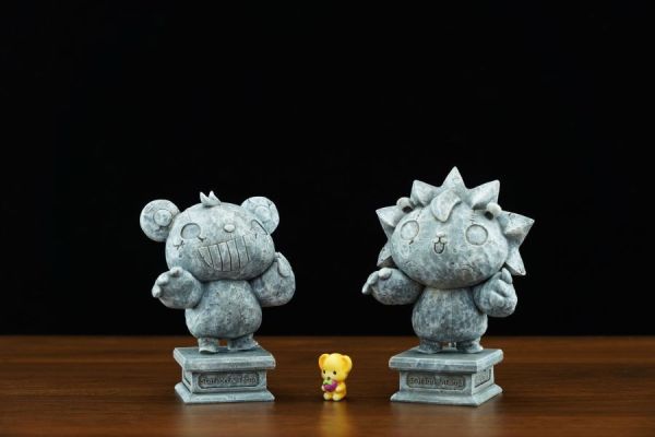【預購】YMG 娃娃獅王&泰勒熊 石雕像 楓之谷 心蹤,shinzou,GK,雕像,公仔,玩具,模型,一番賞,GK模型,GK雕像