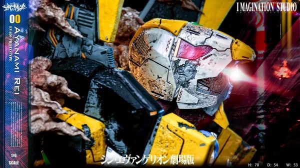 【預購】Imagination YY 週年聯合款 明日香 綾波零 EVA新世紀福音戰士 心蹤,shinzou,GK,雕像,公仔,玩具,模型,一番賞,GK模型,GK雕像