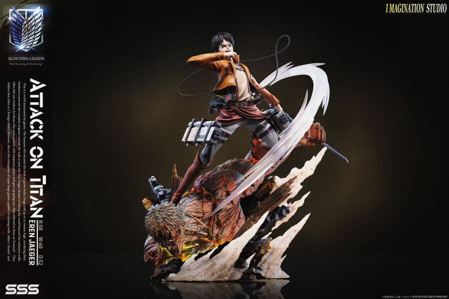 【預購】Imagination YY 艾連 進擊的巨人 心蹤,shinzou,GK,雕像,公仔,玩具,模型,一番賞,GK模型,GK雕像