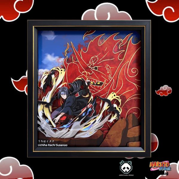 【海外現貨】凹凸Panda×火影集結 宇智波鼬 『須佐能乎』 立體畫 裝飾畫 火影忍者 心蹤,shinzou,GK,雕像,公仔,玩具,模型,一番賞,GK模型,GK雕像