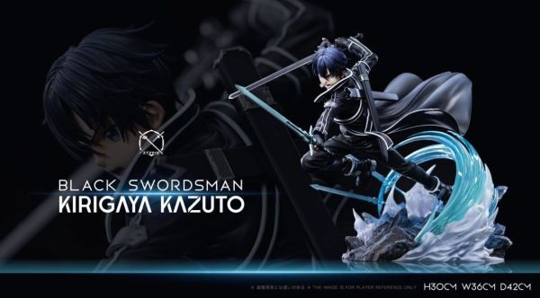 【預購】X-Studio 黑衣劍士 桐人 刀劍神域 心蹤,shinzou,GK,雕像,公仔,玩具,模型,一番賞,GK模型,GK雕像