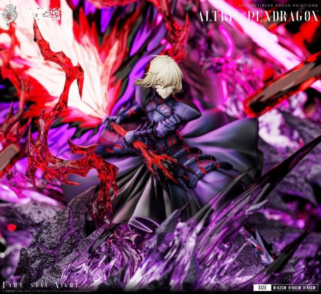 【預購】掠影×DEMONS 黑毛 saber Fate 心蹤,shinzou,GK,雕像,公仔,玩具,模型,一番賞,GK模型,GK雕像