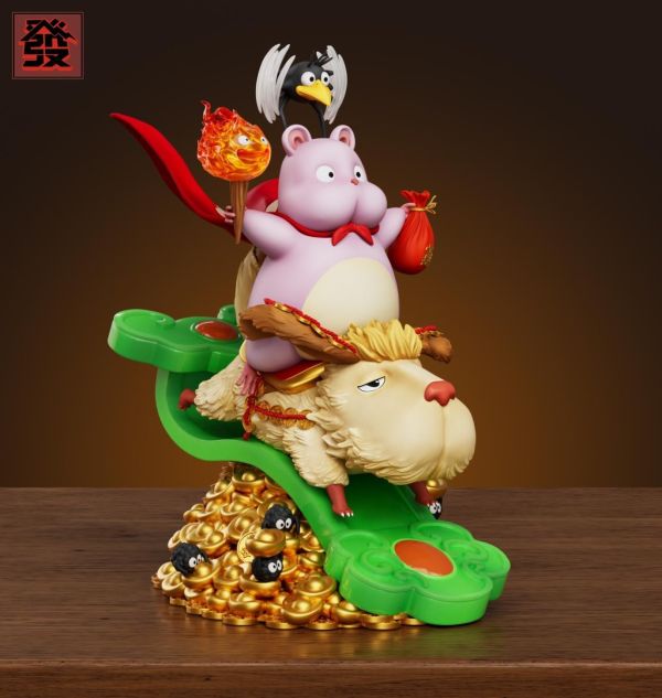 【預購】發工作室 招財坊寶寶茵茵狗聯動 宮崎駿 心蹤,shinzou,GK,雕像,公仔,玩具,模型,一番賞,GK模型,GK雕像