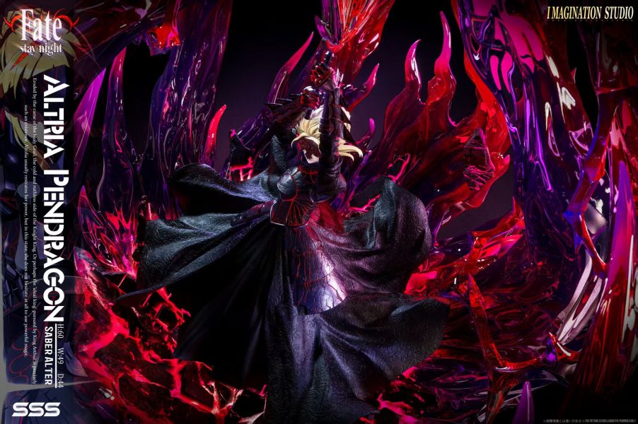 【預購】Imagination YY 亞瑟王 黑saber Fate 心蹤,shinzou,GK,雕像,公仔,玩具,模型,一番賞,GK模型,GK雕像