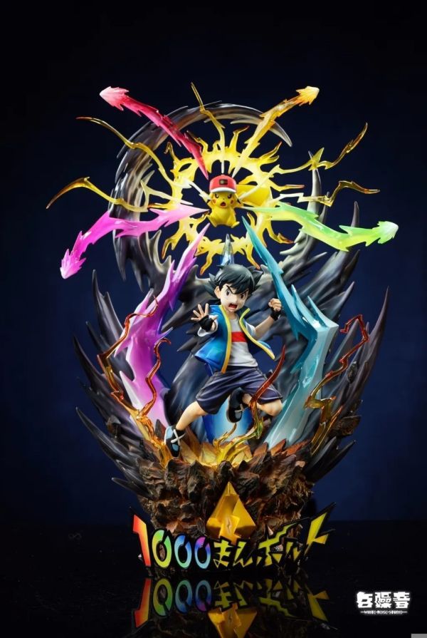 【預購】白噪音 小智皮卡丘Z招式 千萬伏特 寶可夢 心蹤,shinzou,GK,雕像,公仔,玩具,模型,一番賞,GK模型,GK雕像