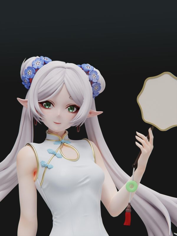 【預購】琉璃 芙莉蓮 旗袍 葬送的芙莉蓮 心蹤,shinzou,GK,雕像,公仔,玩具,模型,一番賞,GK模型,GK雕像