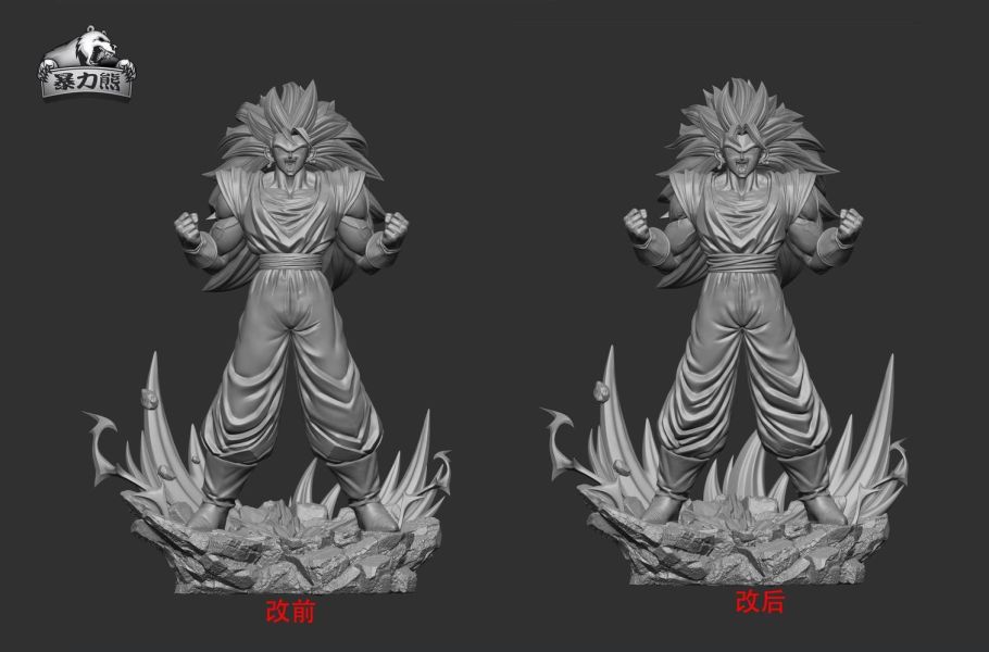 【預購】暴力熊 超三 貝吉特 七龍珠 心蹤,shinzou,GK,雕像,公仔,玩具,模型,一番賞,GK模型,GK雕像