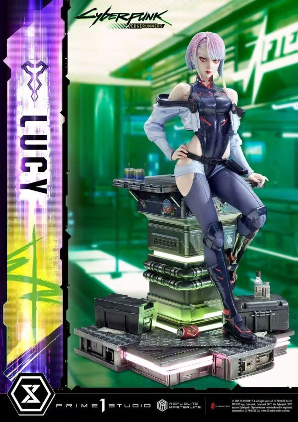 【預購】正版授權 P1S Prime 1 Studio Lucy 露西 電馭叛客:邊緣行者 心蹤,shinzou,GK,雕像,公仔,玩具,模型,一番賞,GK模型,GK雕像