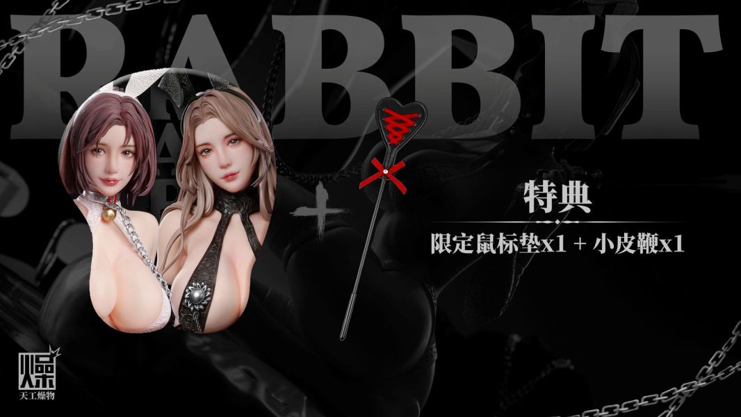 【預購】天工燥物 雙人兔女郎 張敏 白潔 心蹤,shinzou,GK,雕像,公仔,玩具,模型,一番賞,GK模型,GK雕像