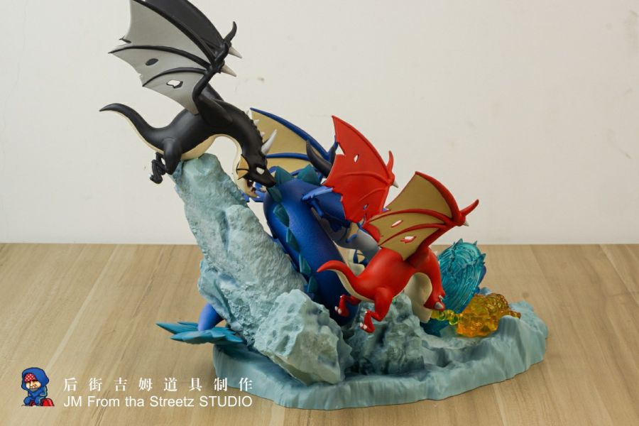 【預購】後街吉姆 三色飛龍 寒霜冰龍 楓之谷 心蹤,shinzou,GK,雕像,公仔,玩具,模型,一番賞,GK模型,GK雕像