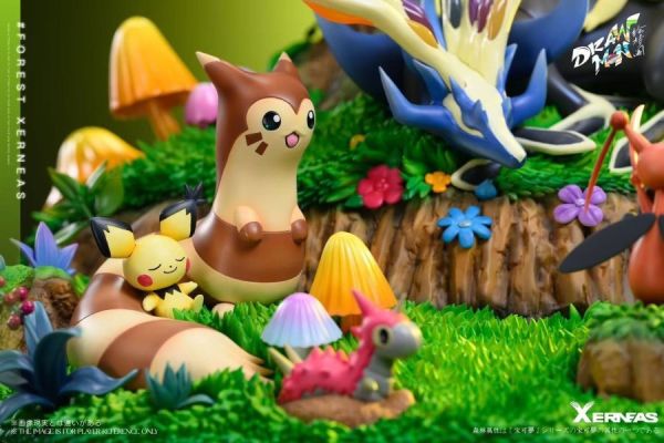 【預購】Drawmon 繪夢閣 森林篇 沉睡的哲爾尼亞斯 寶可夢 心蹤,shinzou,GK,雕像,公仔,玩具,模型,一番賞,GK模型,GK雕像