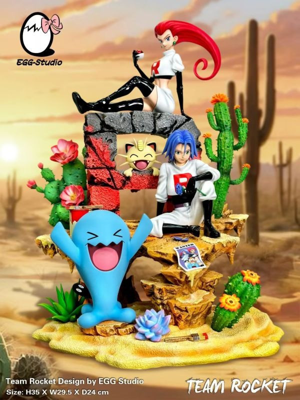 【預購】EGG 阿蛋 火箭隊F4 寶可夢 神奇寶貝 心蹤,shinzou,GK,雕像,公仔,玩具,模型,一番賞,GK模型,GK雕像