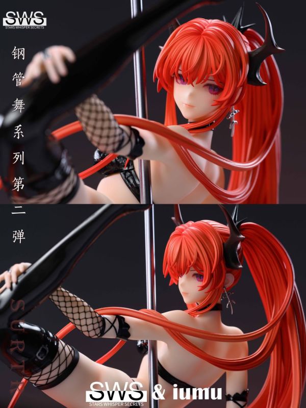 【預購】SWS×iumu 鋼管舞史爾特er 42 明日方舟 心蹤,shinzou,GK,雕像,公仔,玩具,模型,一番賞,GK模型,GK雕像