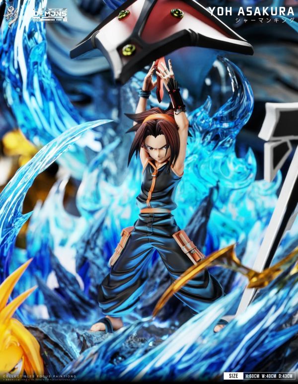 【預購】掠影×DEMONS 麻倉葉 通靈王 心蹤,shinzou,GK,雕像,公仔,玩具,模型,一番賞,GK模型,GK雕像