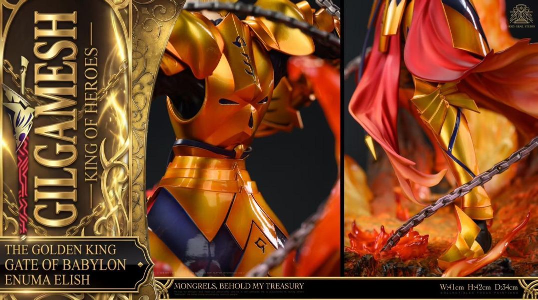 【預購】聖盃 HG 金閃閃 吉爾伽美什 Fate 心蹤,shinzou,GK,雕像,公仔,玩具,模型,一番賞,GK模型,GK雕像