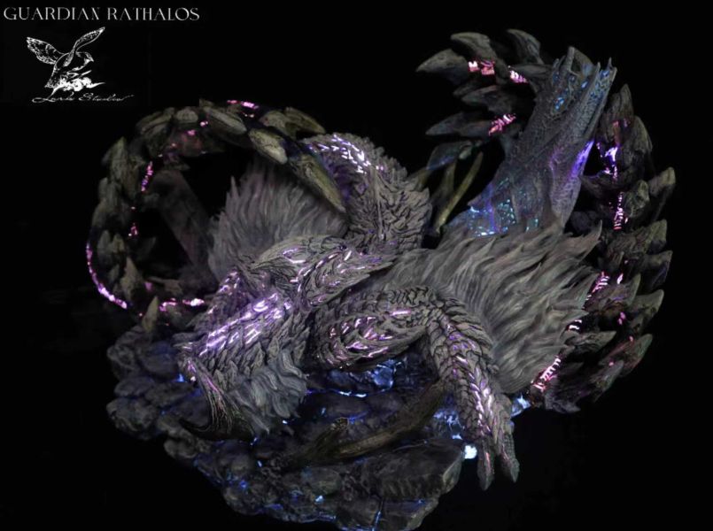 【預購】Lark 鎖刃龍 魔物獵人 心蹤,shinzou,GK,雕像,公仔,玩具,模型,一番賞,GK模型,GK雕像